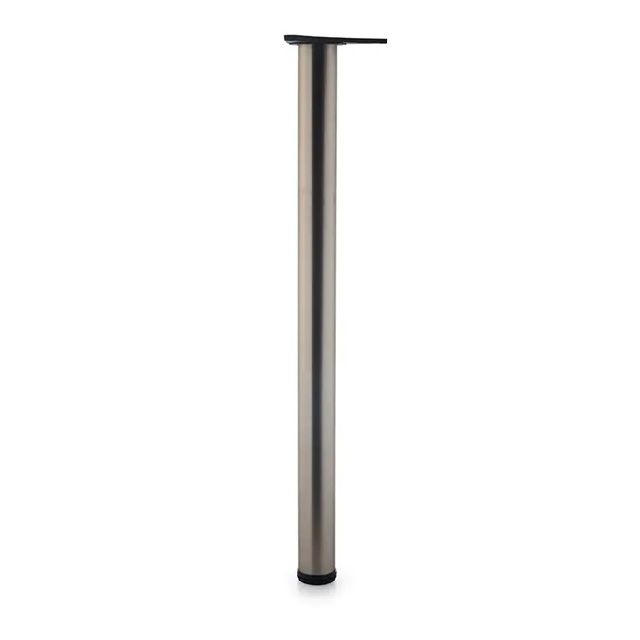 Kitchen Leg, H870mm x 60mm, Brushed Satin Nickel (4 Pack) BY WOODLY