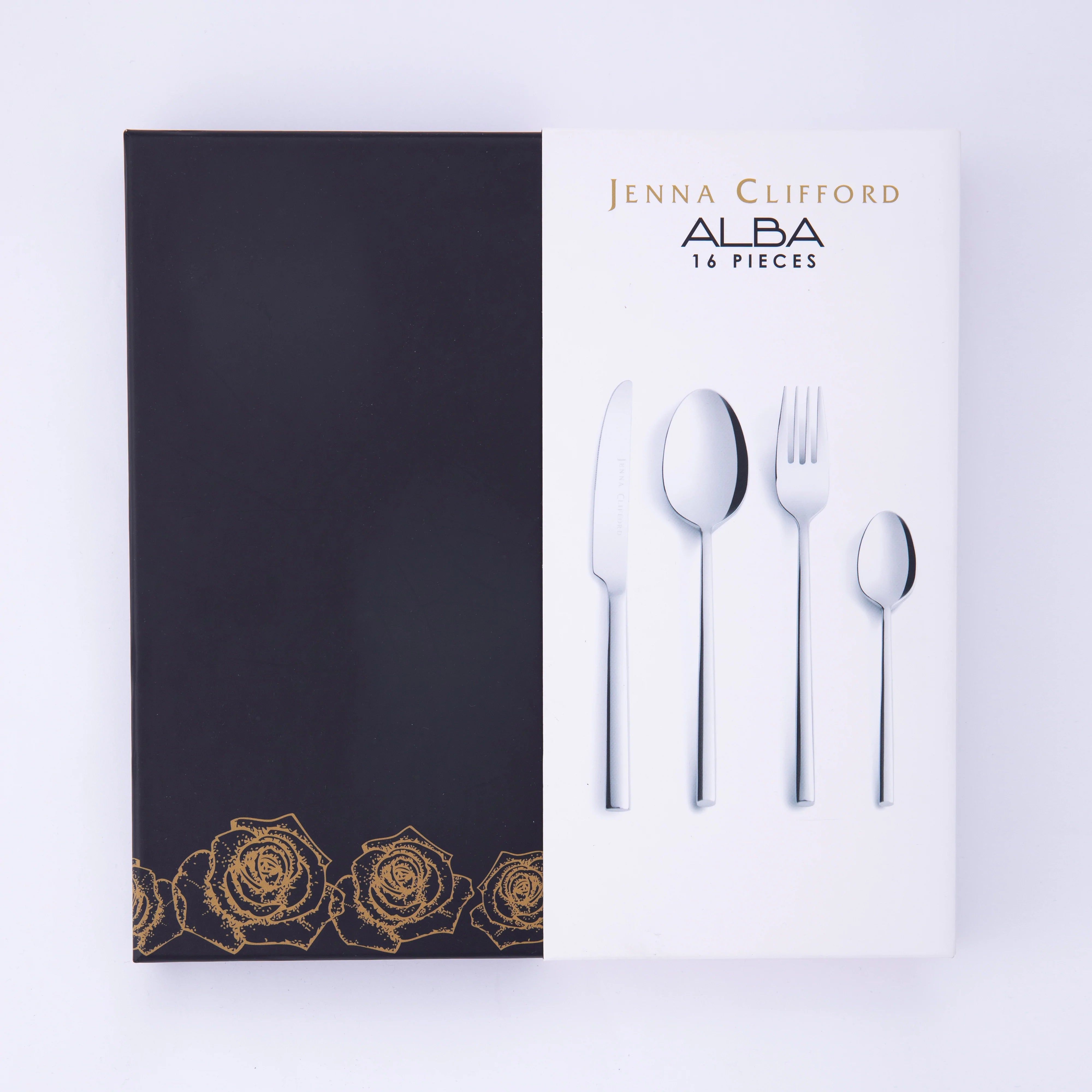 Jenna Clifford Alba 16pce Cutlery Set