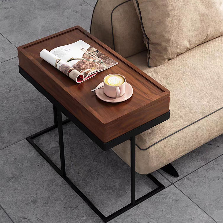 Arcadia Hidden Storage Side Table - Finery