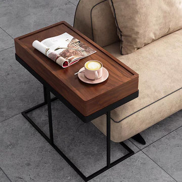 Arcadia Hidden Storage Side Table - Finery