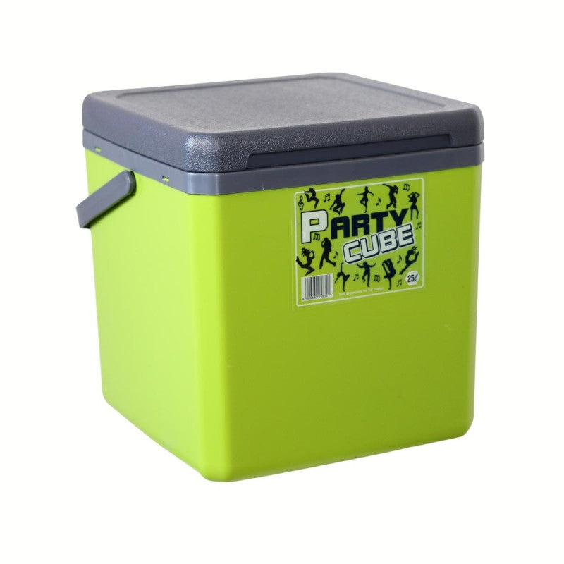 Party Cube 25L Cooler Box Lime