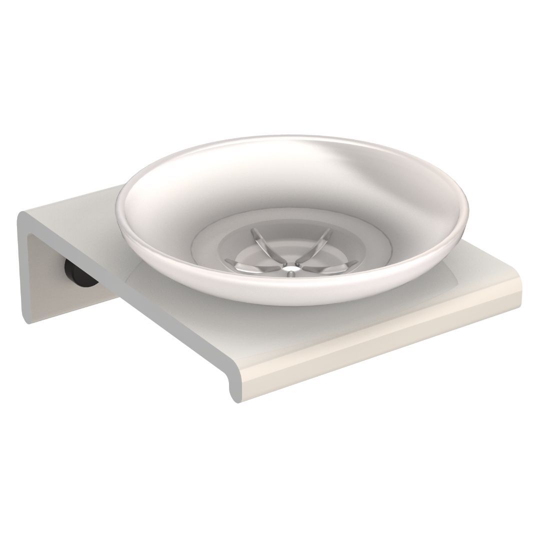 AURA DAISY WHITE - SOAP DISH