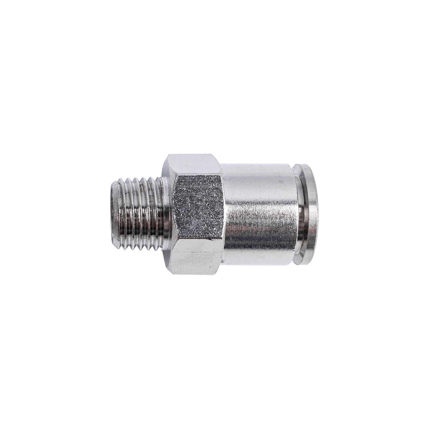 Metal Pu Fitting Straight 12Mm X 1/4