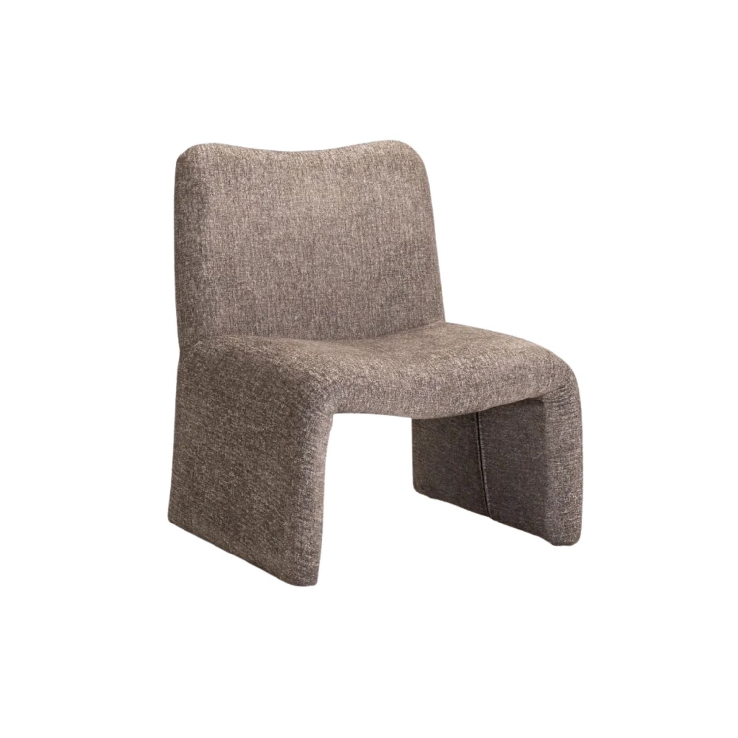 Textured Fabric Occasional Chair - Grey