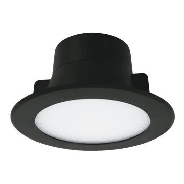 Eclipse 8W Black Tri-Colour LED Downlight