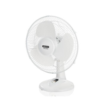 Mellerware Fan Desktop Plastic White 30cm 40W "Aquillo"