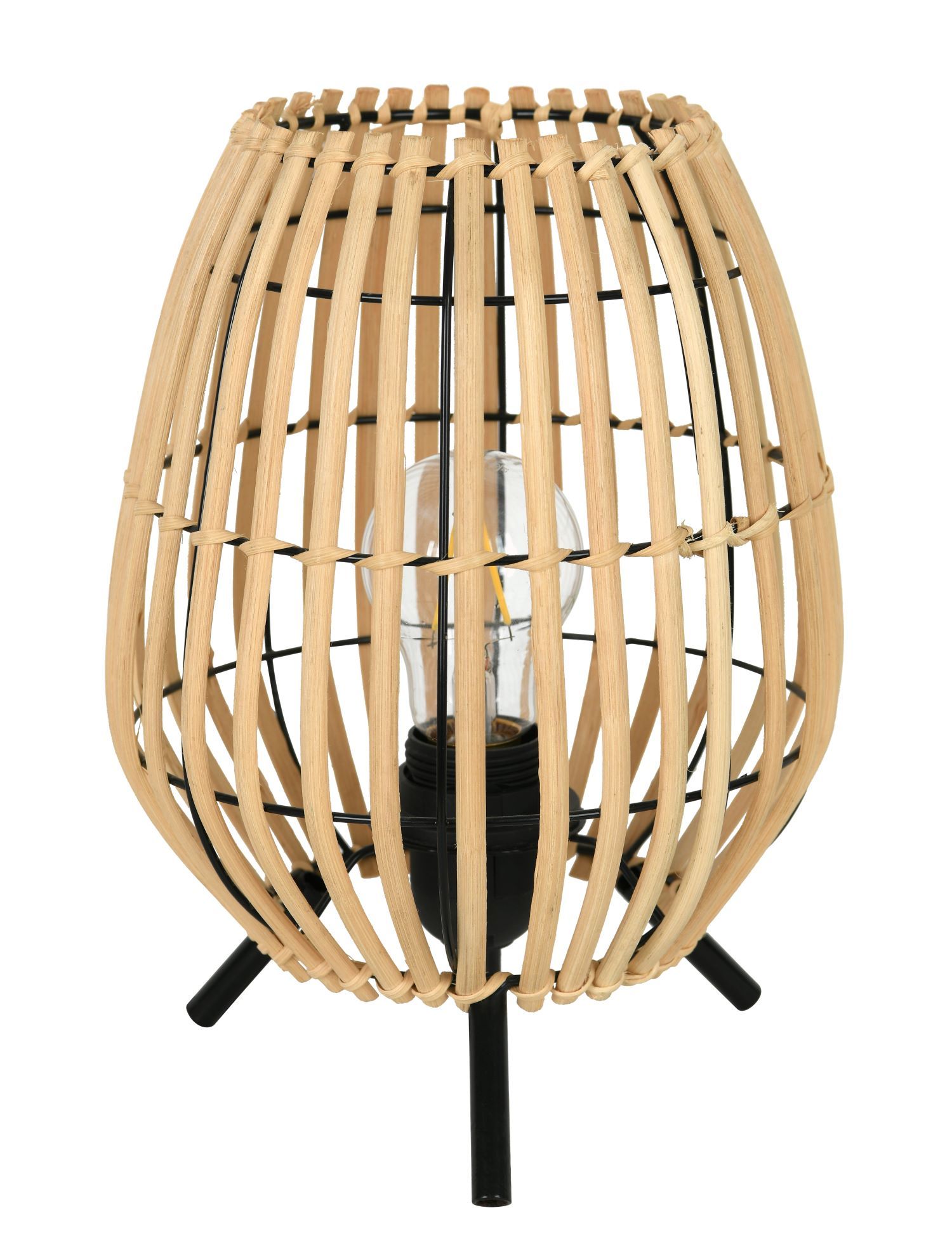 Zebbies Lighting Sable Rattan Table Lamp