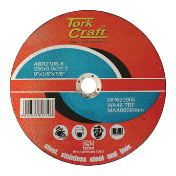 Cutting Disc Steel and Ss 230x3.0 22.22mm - 5 Pack