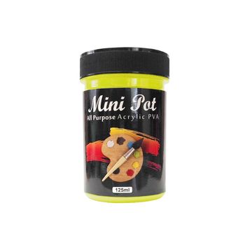 Spraymate Mini Pots PVA Neon Yellow