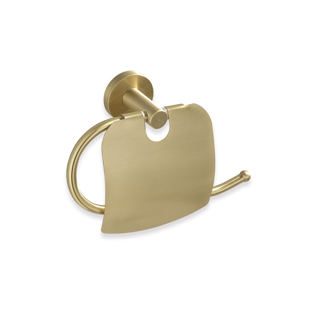TBG032- Brushed Gold Toiler Roll Holder