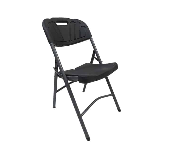 Vividitto - Plastic Folding Chair - Black