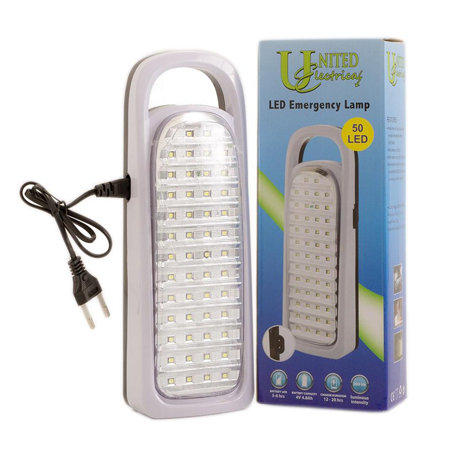 United Emergency Light Rechargeable 50 Led- 2 Pack