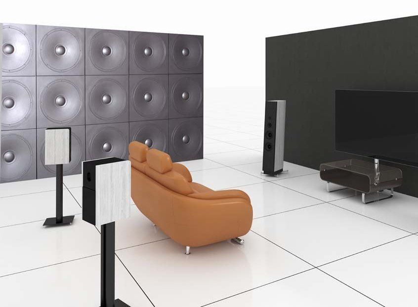 Speaker 3D Wall Panel 500x500x25mm Set of 4
