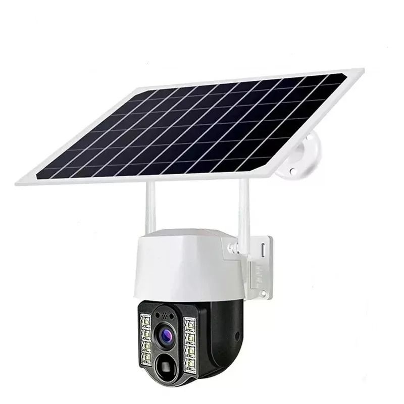 Aerbes AB-JK69-W WiFi 3MP Dual-Light Solar Camera, PIR, 2-Way Audio, 8000mAh Battery V380 Pro