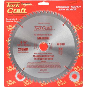 Blade Tct 210 X 60T 30/1/20/16 General Purpose Cross Cut