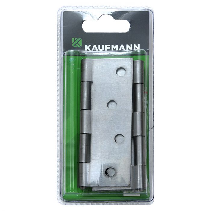 Kaufmann - Butt Hinge Steel 100mm Self Colour (Pair) - 8 Pack