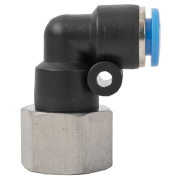 Aircraft - Pu Hose Fitting Elbow 6mm-1/4 F - 5 Pack