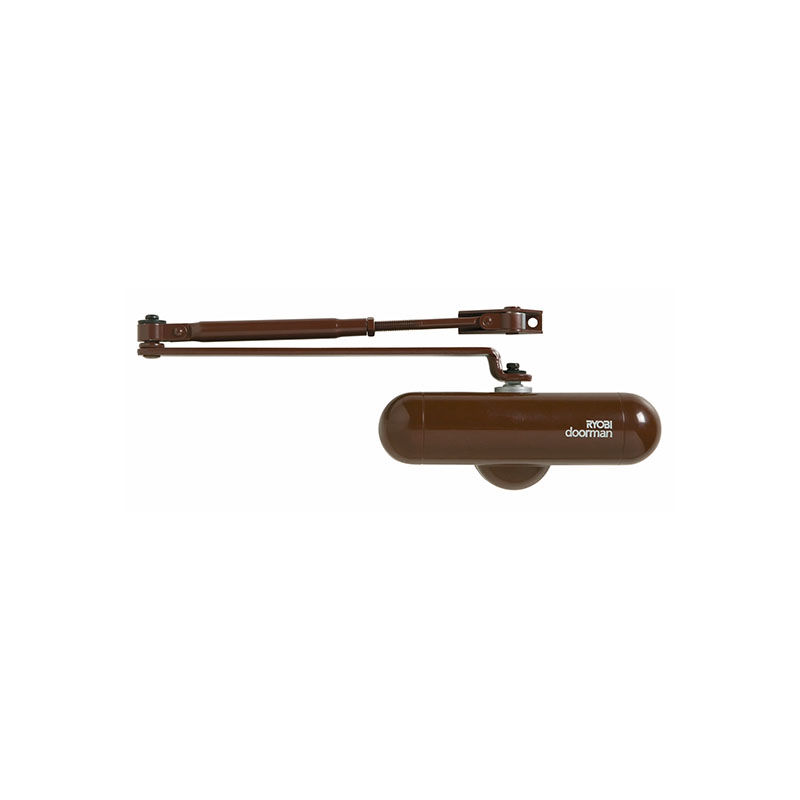 RYOBI Hydraulic Door Closer Exterior 45Kg Brown