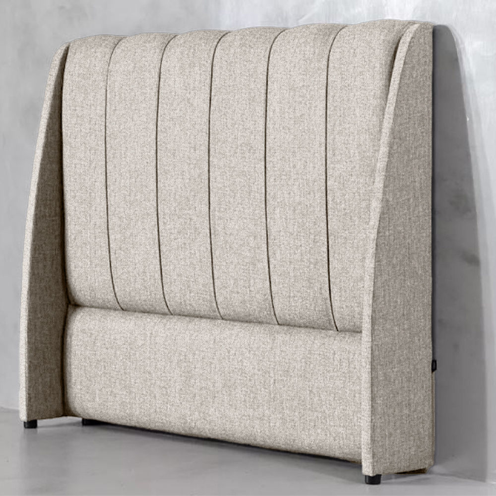 Damira Upholstered Wingback Headboard Double Monaco-French Oak