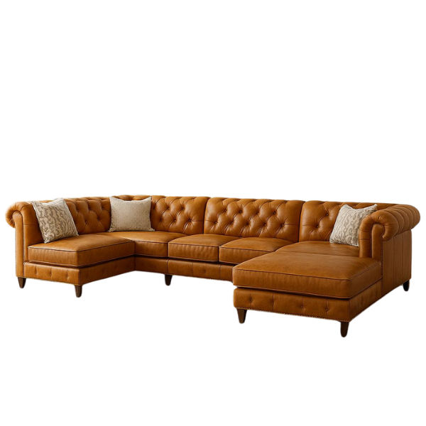 Innofurn-8-Seater Euro Leather Couch