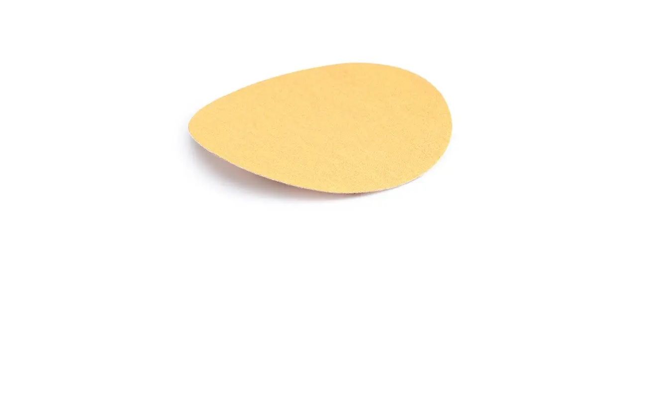 Gold Sanding Disc, Grip, Plain, 125mm, P220 (4 pack) BY WOODLY