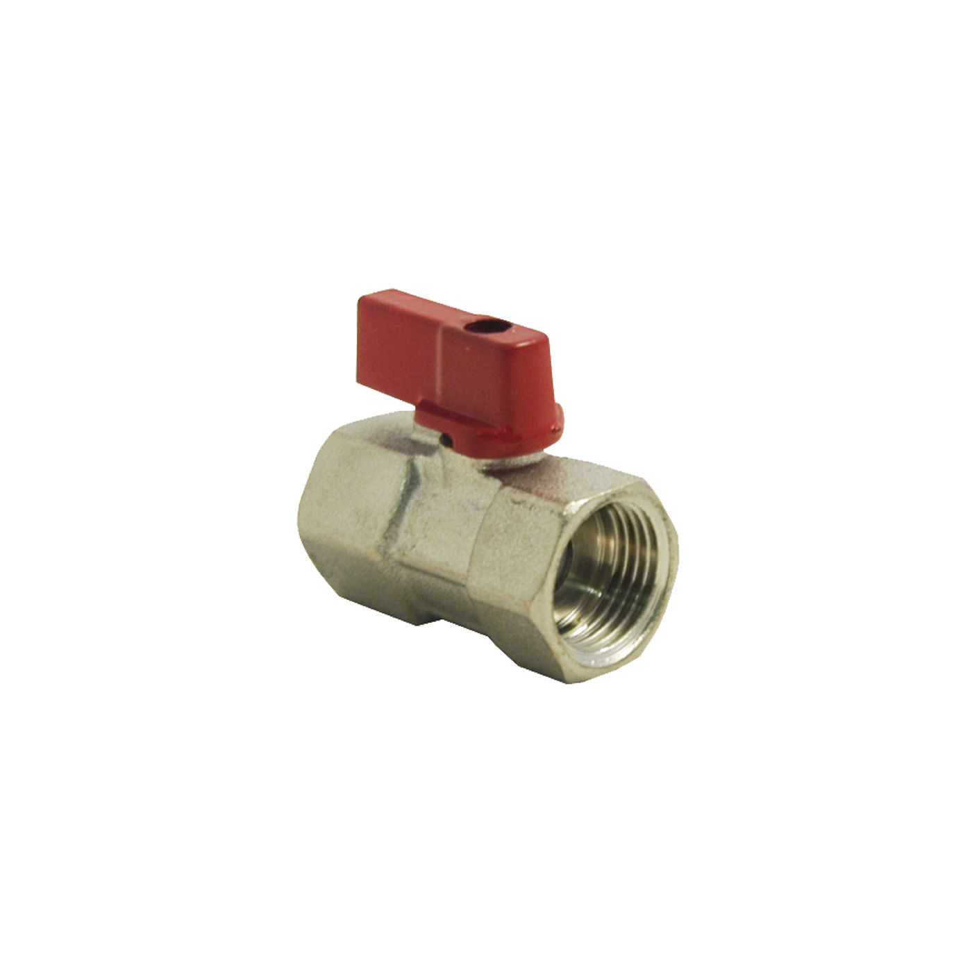 Mini Ball Valve - Brass - F X F - Cp - 15mm - 4 Pack