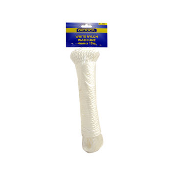 Dejuca - Wash Line - White - 4mm X 15m - (hank) - 4 Pack