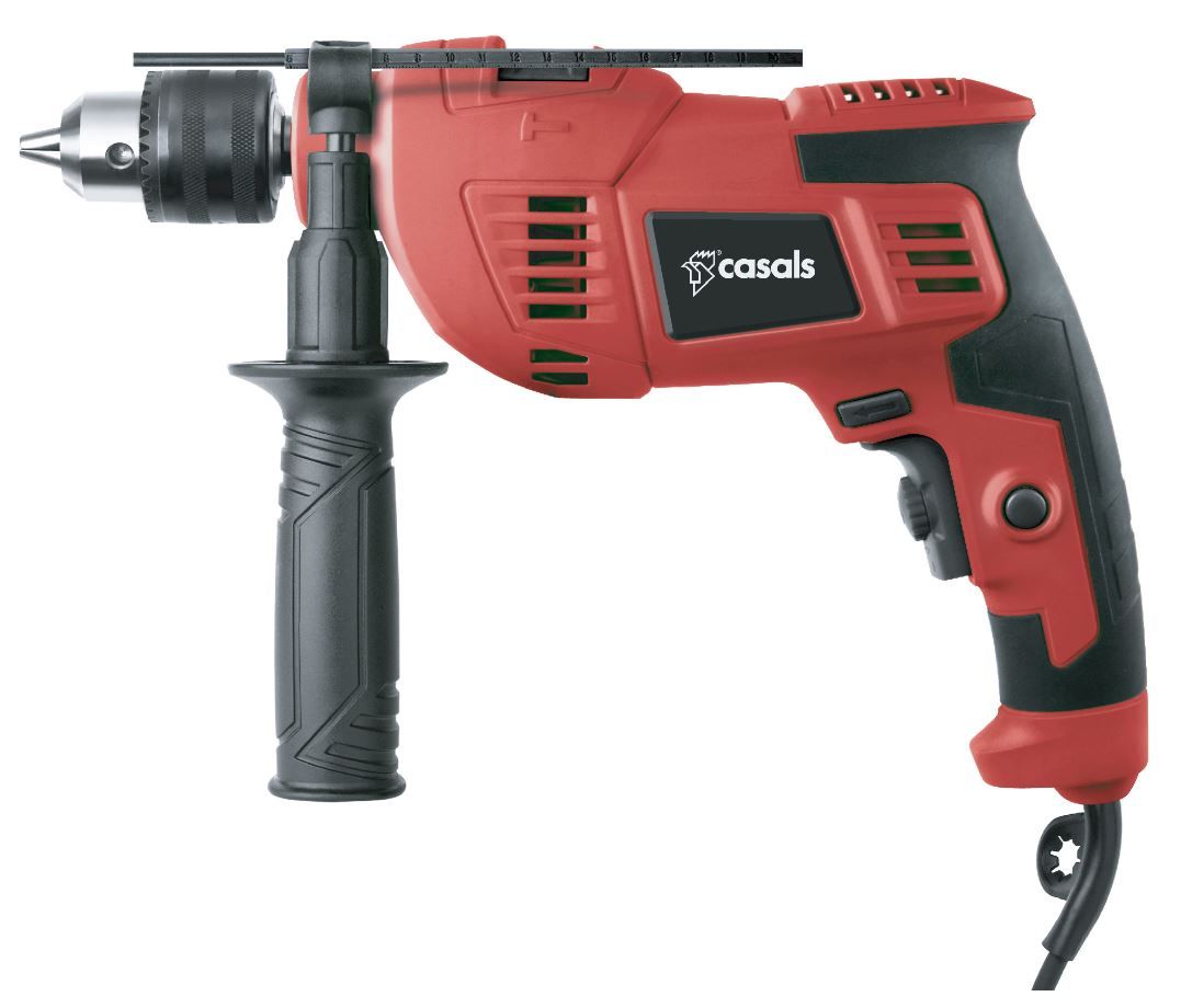 Casals Drill Impact Plastic Red 13mm 1050W