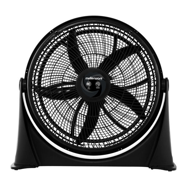 Mellerware Fan Floor 5 Blade Plastic Black 50cm 120W "Air Black" LOCALLY PRODUCED