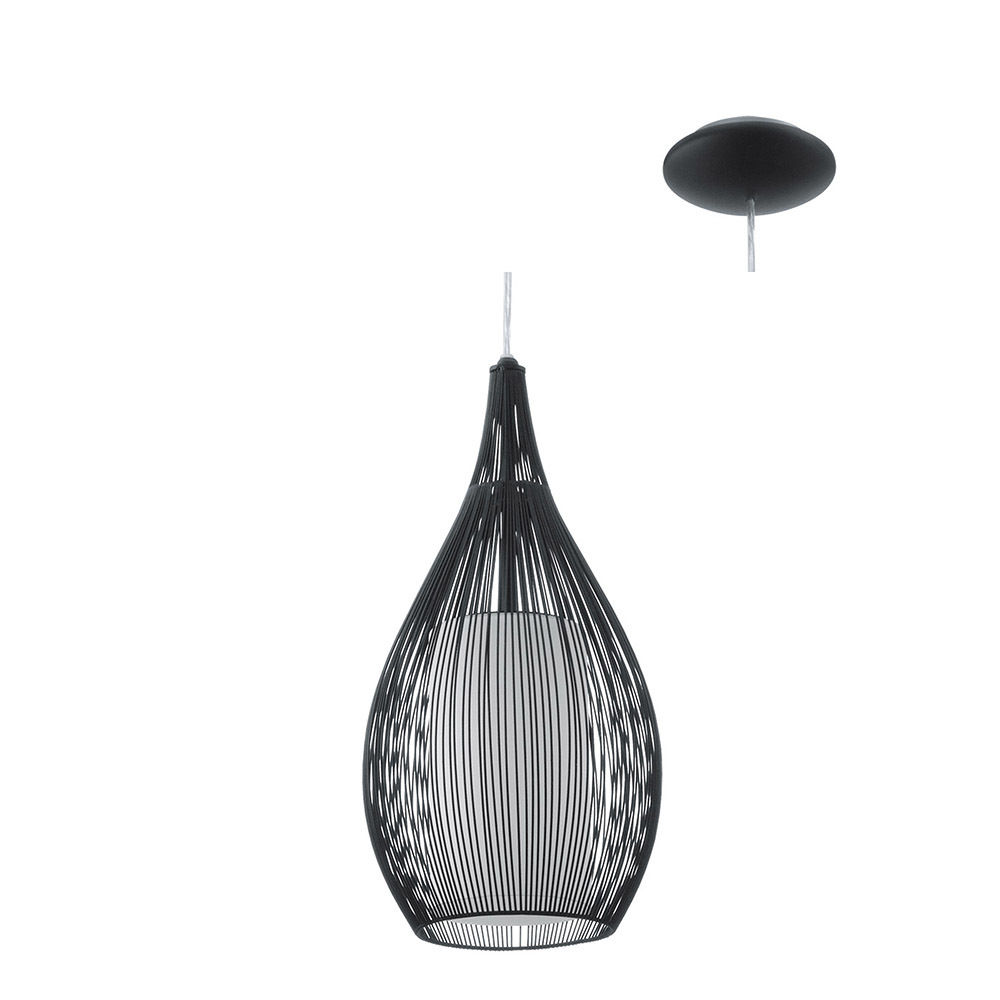 Razoni - 1 Light - Pendant - 190mm - Black