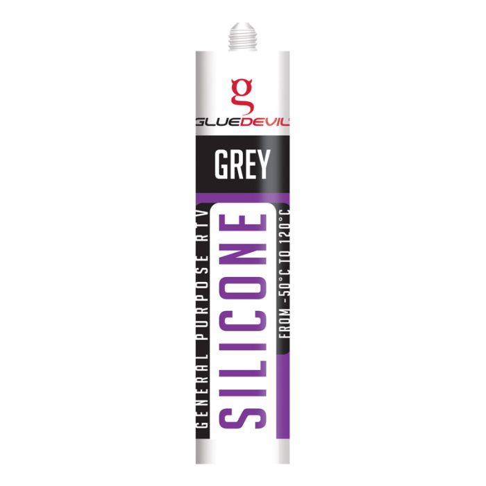 Silicone General purpose GD7 GLUEDEVIL Grey 260ml