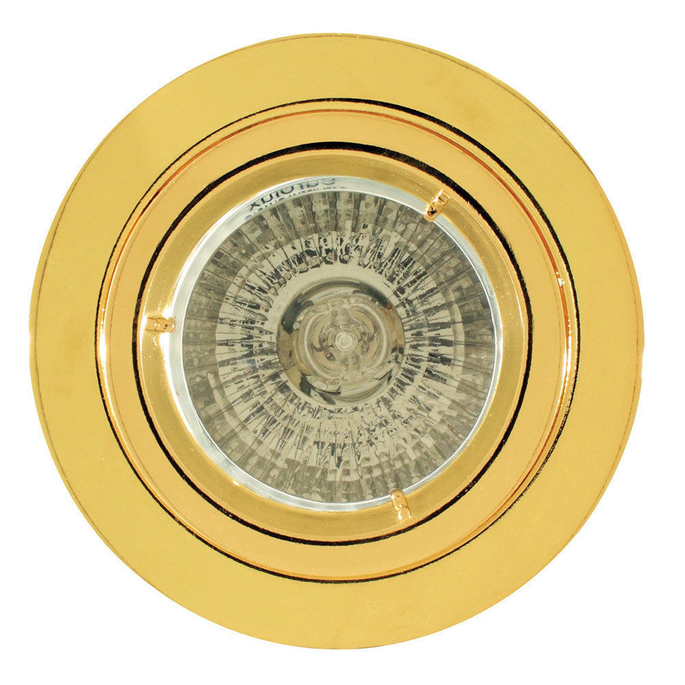 Straight Twist - Downlight - 80mm - Polished Brass - 3 Pack
