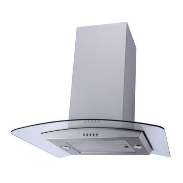 Falco 60Cm Island Curved Glass Extractor Fan FAL-60-IS60A