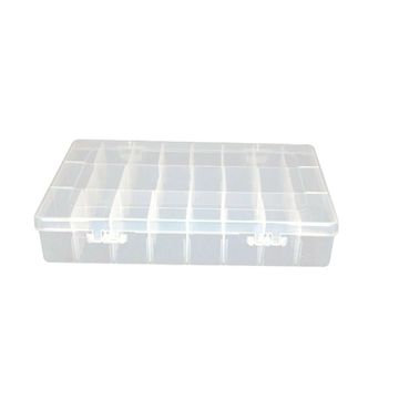 24 Transparent Grid Storage Box With Removable Dividers- JG20375663