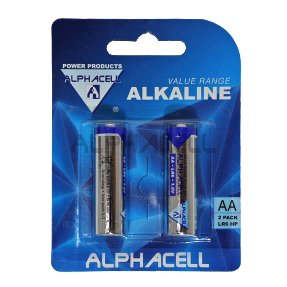 Alkaline Value AA LR6 2pc - CARDED