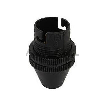 LAMPHOLDER 10MM BLACK