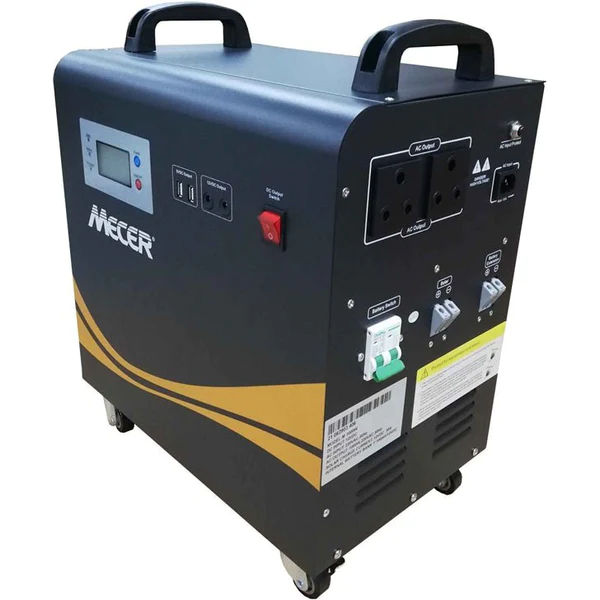 Mecer 1Kw 12V 1x100A Bat Pure Sine Wave includes 360W Solar charge controller