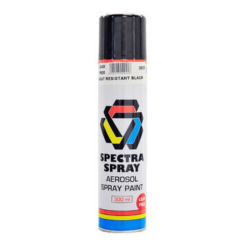 Spectra Spray - Spray Paint - 300ml - Heat Resistant Black