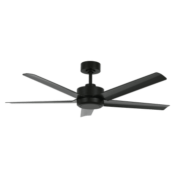 Zebbies Lighting Raptor Matte Black 40W DC Ceiling Fan with Remote Control
