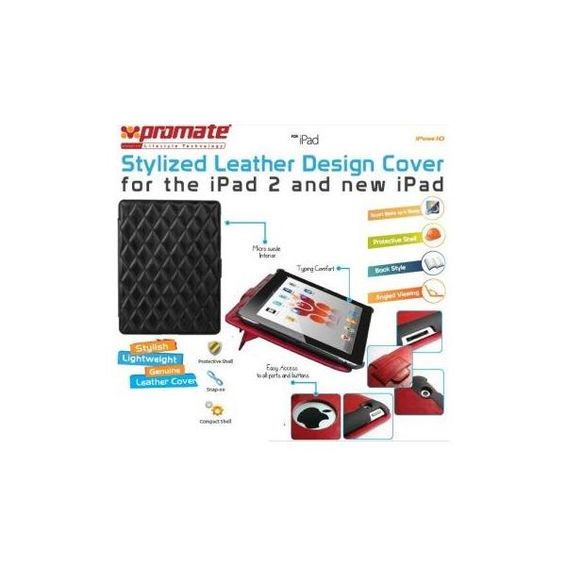 Promate iPose.10-Stylized Leather Design Cover