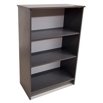 Oxford 3 Shelf Book/Filing Cabinet 80cm - Storm Grey