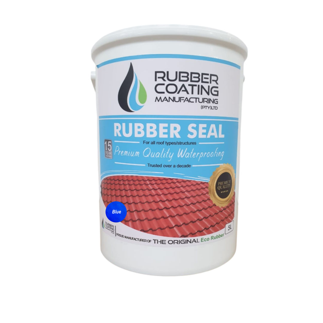 RCM Rubber Seal it Waterproof Coating Blue 5 Litre
