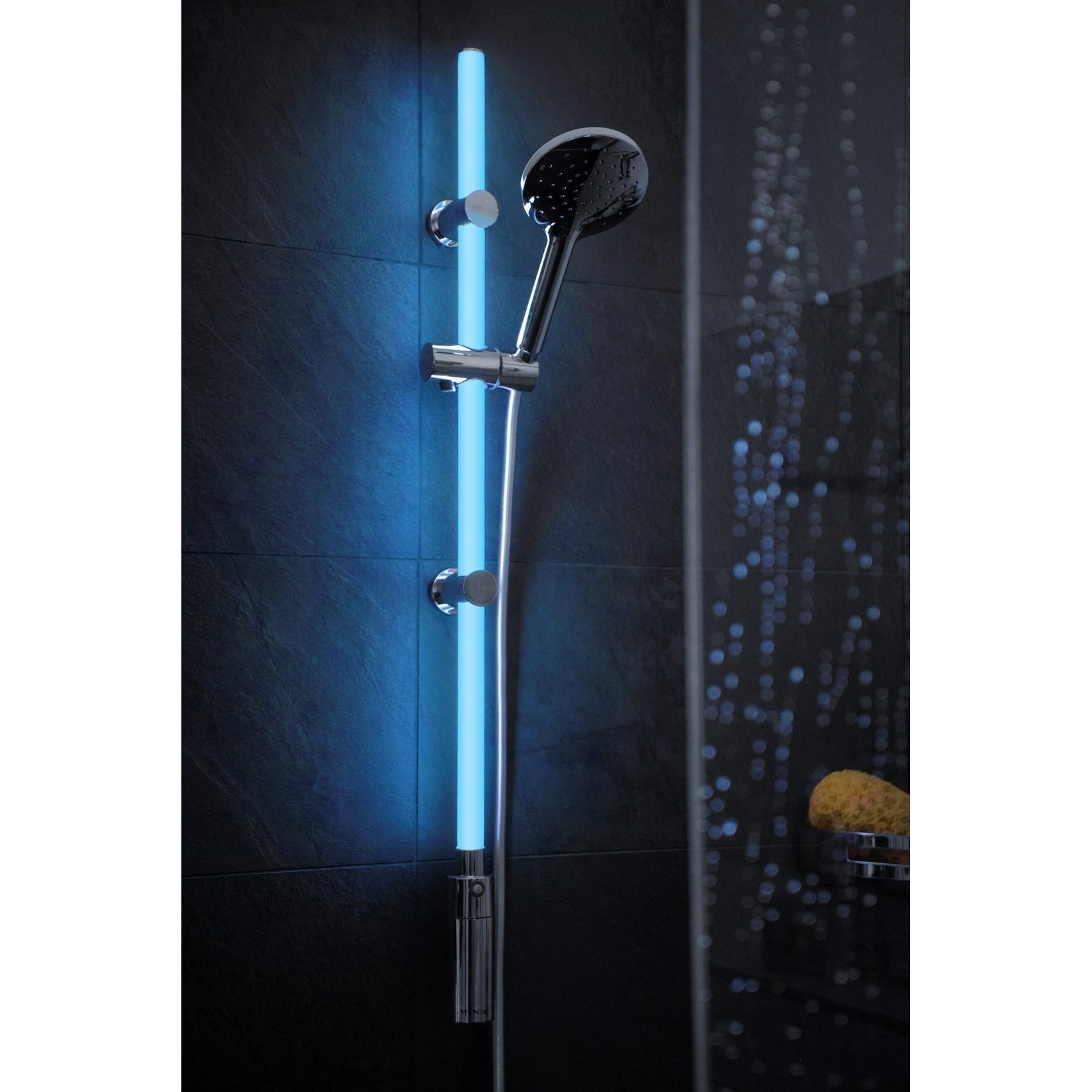 Led Shower Rail 94cm Rgb Warm White