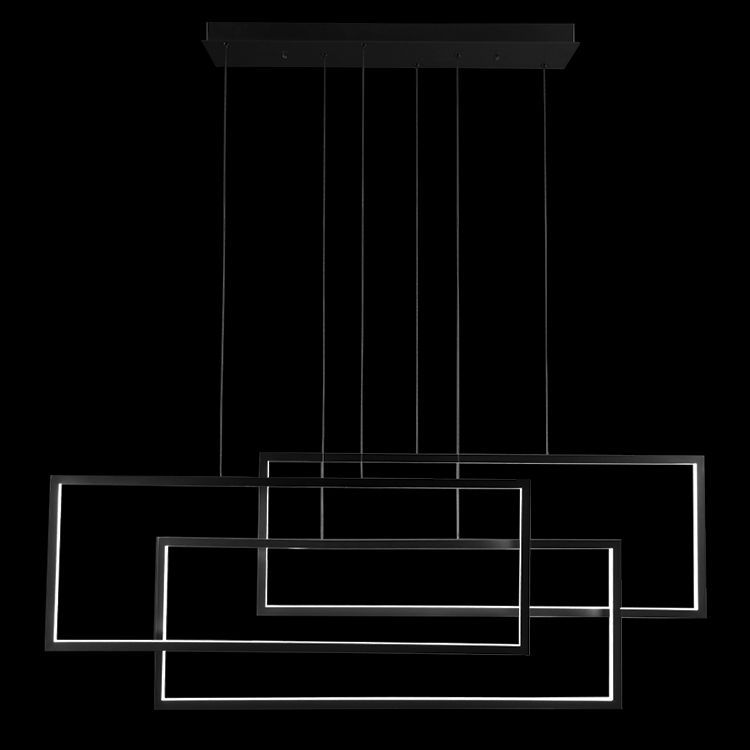 230v 100W LED Horizontal Enigma Pendant