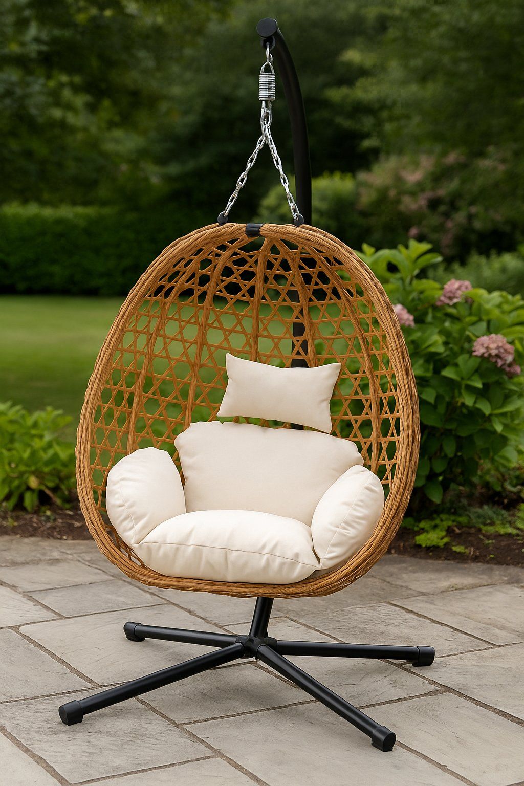 IG Furn- Foldable Hanging Chair Brown