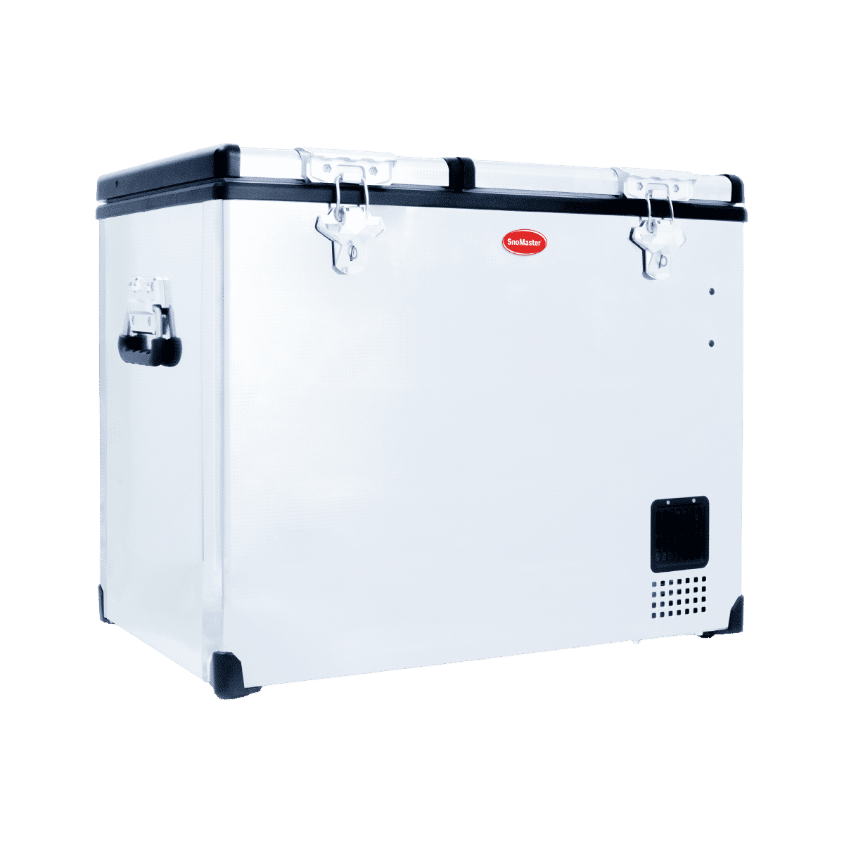 SnoMaster - 72L Dual Compartment Portable Fridge/Freezer AC/DC - Stainless Steel (SMDZ-CL72D)