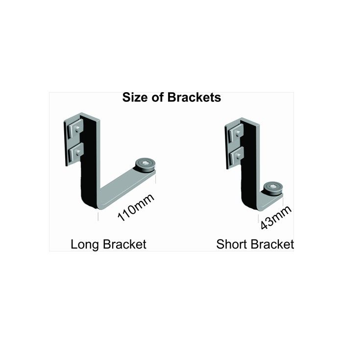 Easy Rail Mounting Bracket Set Short