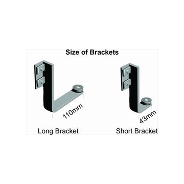 Easy Rail Mounting Bracket Set Short