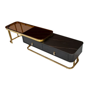 GOF Furniture - Amira Black TV Stand