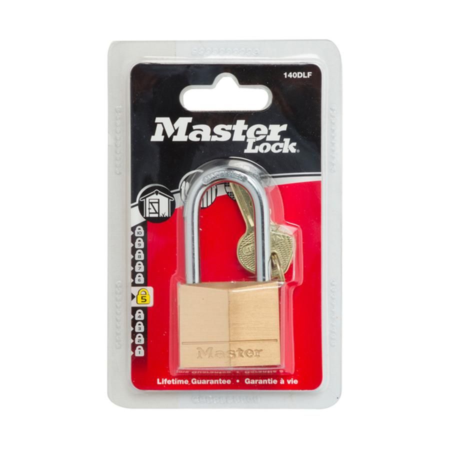 Mackie Master Pad Lock Brass 40Mm Long Shackle- 2 Pack